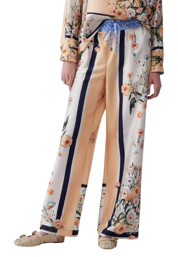 Liu Jo Cvetlične hlače Liu Jo