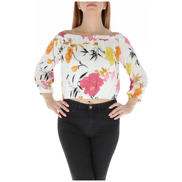 Guess Cvetlični top z ladjastim izrezom