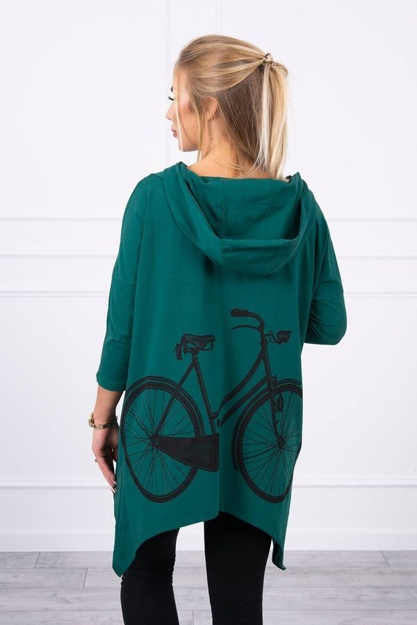 Kesi Cycling print sweatshirt green