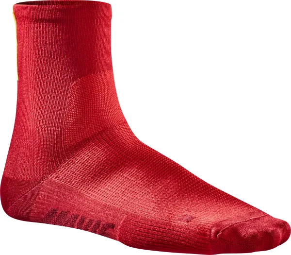 Mavic Cyklistické ponožky Mavic Essential střední červené, 35-38