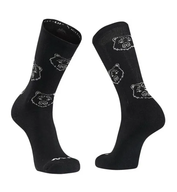 Northwave Cyklistické ponožky NorthWave  Core Sock Black/Grey