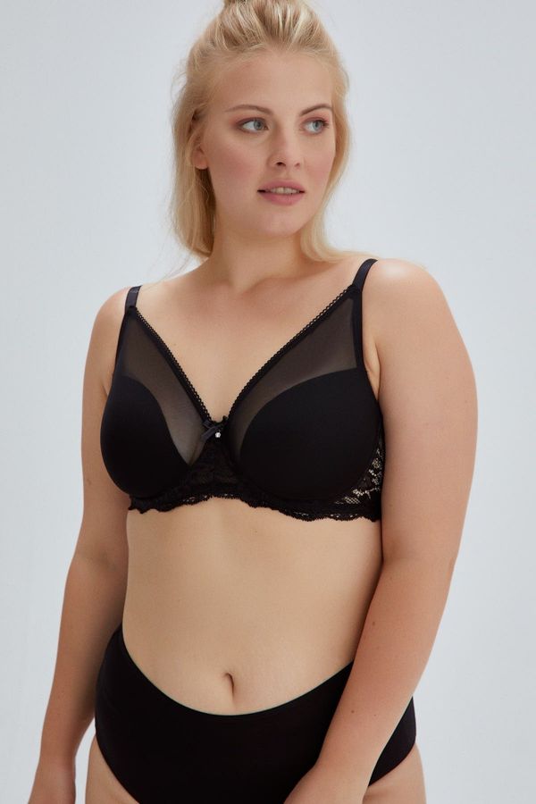 Dagi Dagi Black Aphrodite Compression Covered Bra