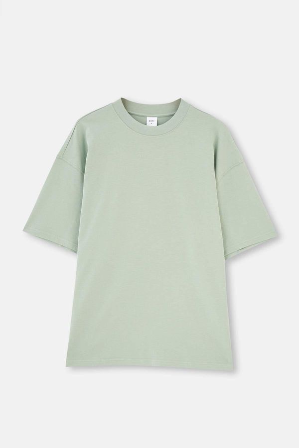 Dagi Dagi Green Short Sleeve Oversize T-Shirt