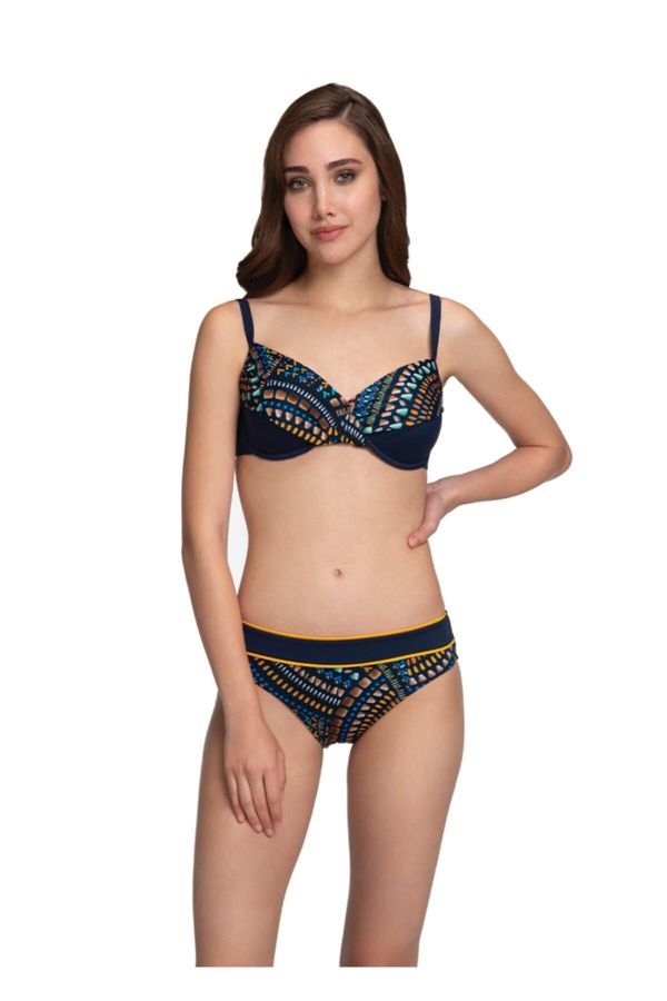 Dagi Dagi Women's Navy Blue Underwired Bikini Set