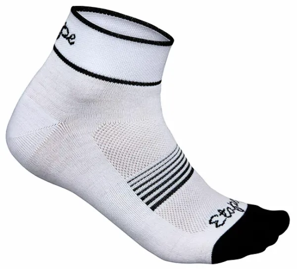 Etape Dámské cyklistické ponožky Etape KISS bílo-černé, M/L (40-43)