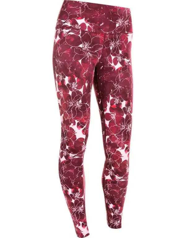 Endurance Dámské legíny Endurance Franz Printed Tights červené, 40