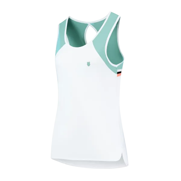 K Swiss Dámské tílko K-Swiss  Hypercourt Advantage Tank 3 White L