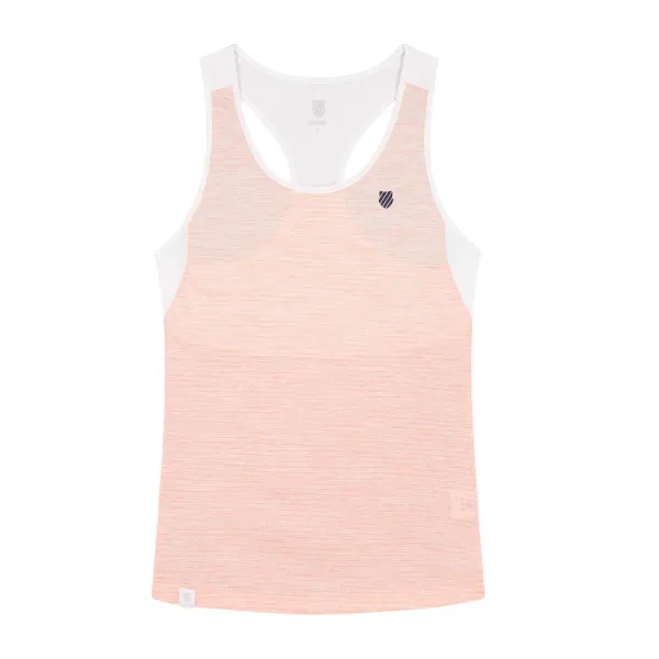 K Swiss Dámské tílko K-Swiss  Hypercourt Speed Tank 3 Peach/White M