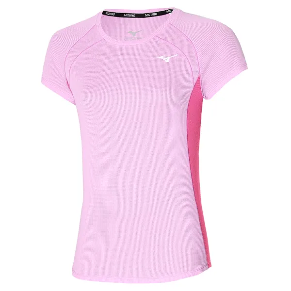 Mizuno Dámské tričko Mizuno  DryAeroFlow Tee Pink Lavender