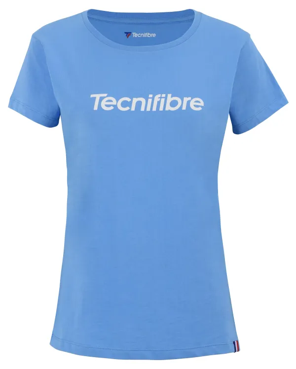 Tecnifibre Dámské tričko Tecnifibre  Club Cotton Tee Azur L