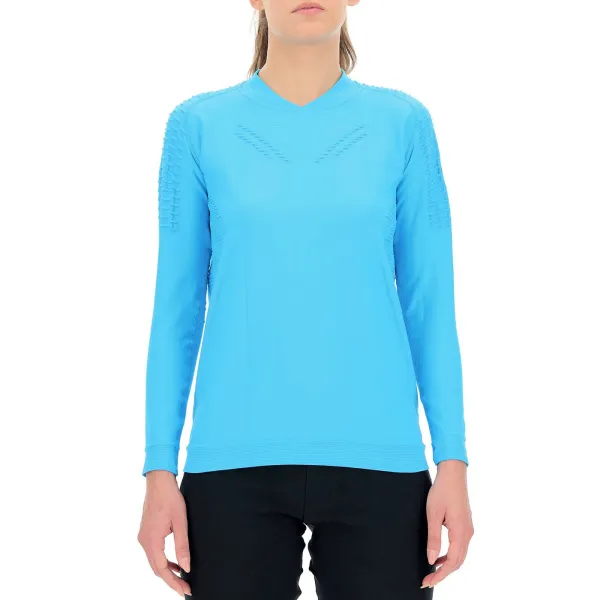 UYN Dámské tričko UYN  Run Fit OW Shirt LS Blue Danube