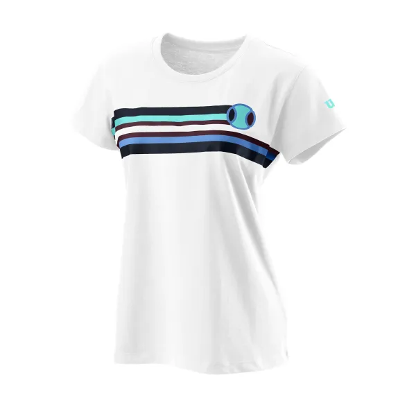 Wilson Dámské tričko Wilson  Tracers Tech Tee White S