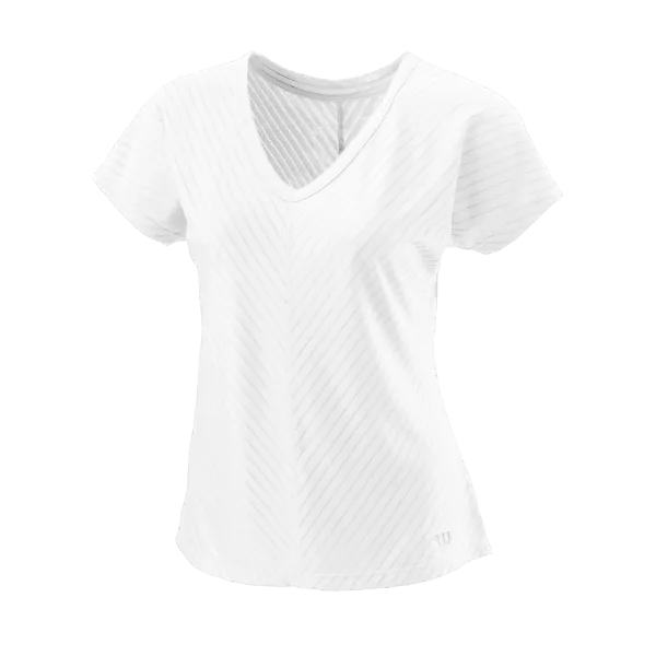 Wilson Dámské tričko Wilson  Training V-Neck II W White M