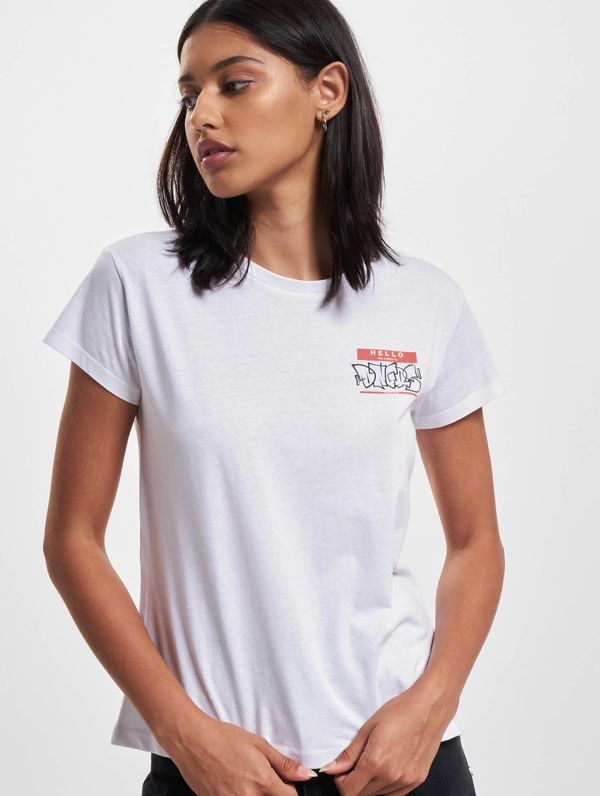 Dangerous DNGRS Dangerous DNGRS NameTag Women's T-Shirt - White