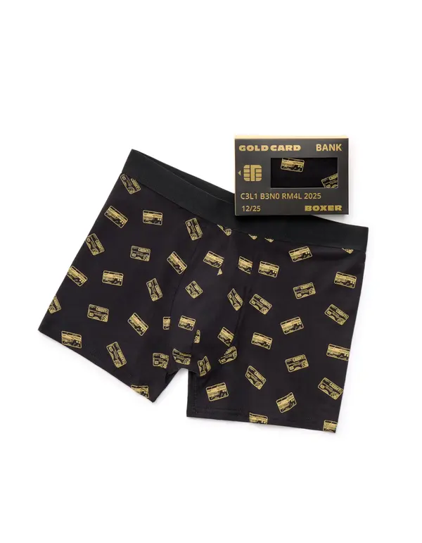 Celio Darilni paket Celio Boxer Gold kreditna kartica