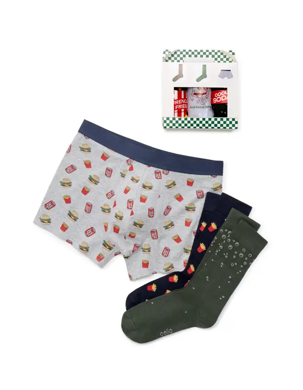 Celio Darilni paket spodnjega perila Celio Fast Food