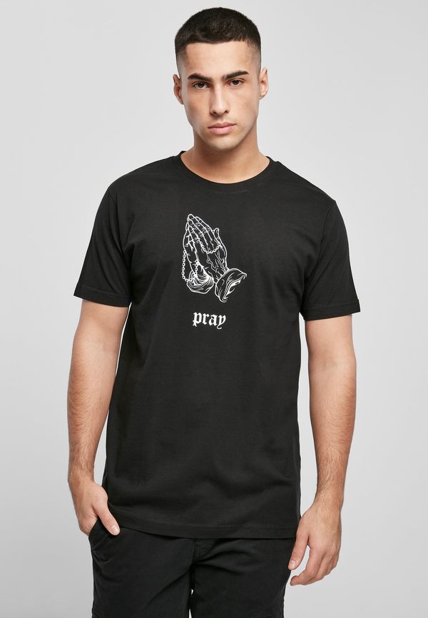 MT Men Dark Black Pray T-Shirt