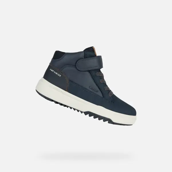 GEOX Dark blue boys' ankle shoes Geox Bunshee B Abx - Boys