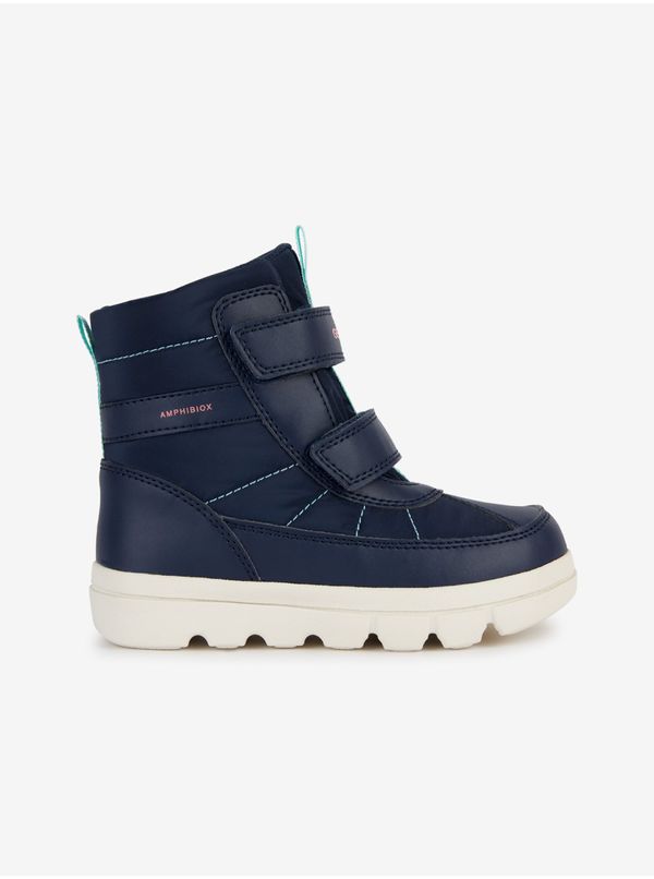 GEOX Dark blue boys' ankle snow boots Geox Willaboom - Boys