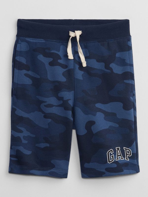 GAP Dark blue boys' army tracksuit shorts GAP