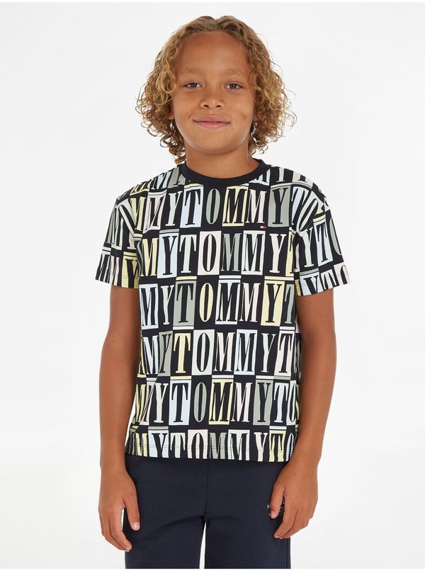 Tommy Hilfiger Dark blue boys patterned T-Shirt Tommy Hilfiger - Boys