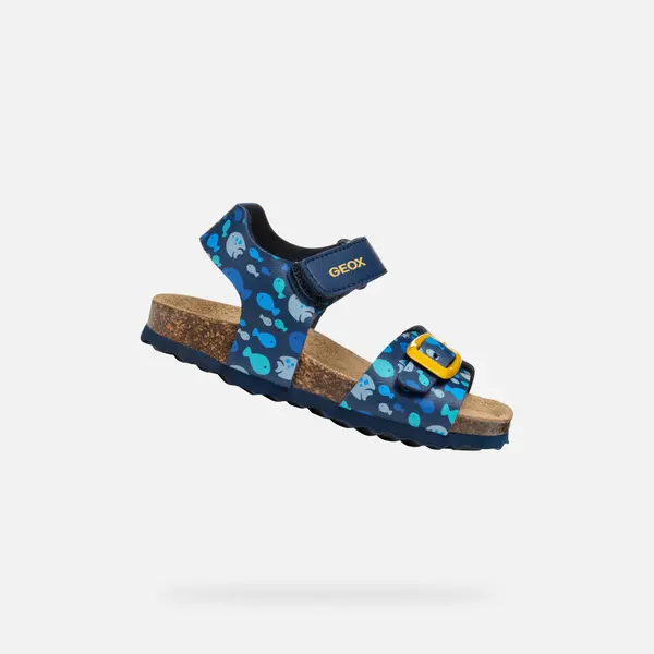 GEOX Dark blue boys' sandals Geox Chalki - Boys