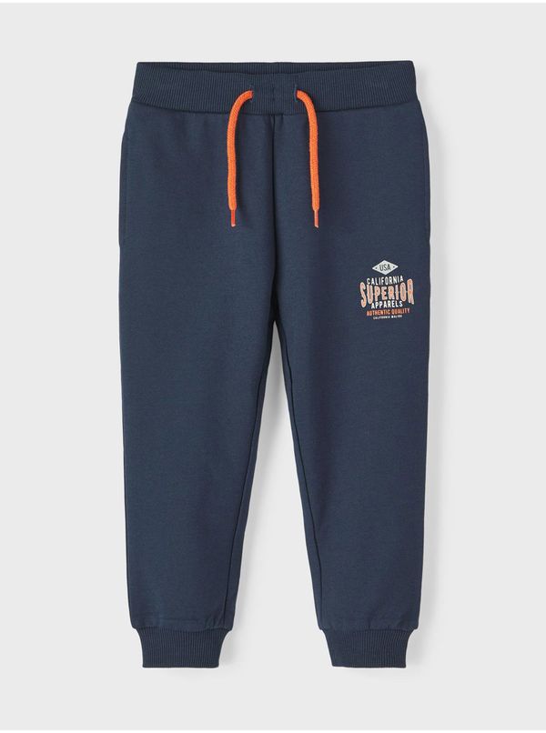 name it Dark blue boys' sweatpants name it Borg - Boys