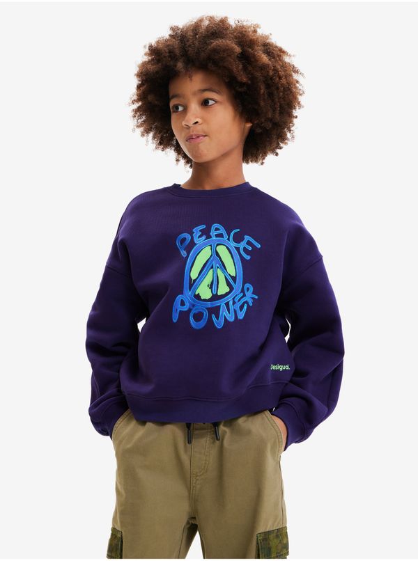 DESIGUAL Dark blue boys' sweatshirt Desigual Arthur - Boys