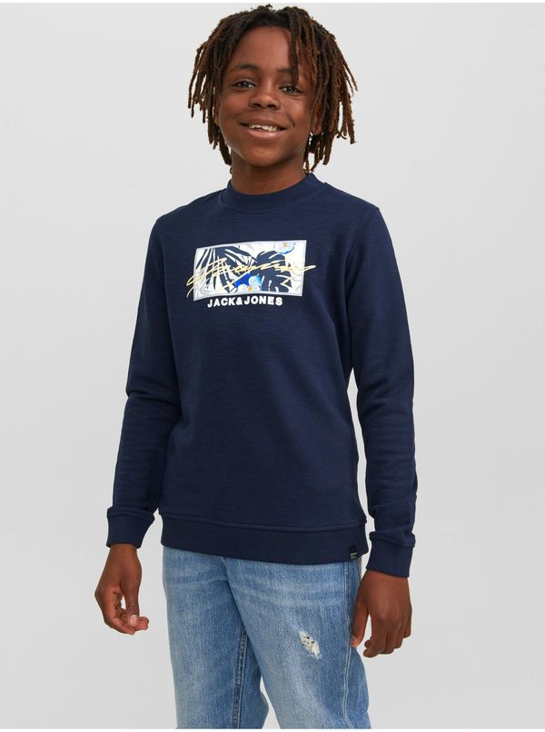 Jack & Jones Dark blue boys sweatshirt Jack & Jones Tulum - Boys