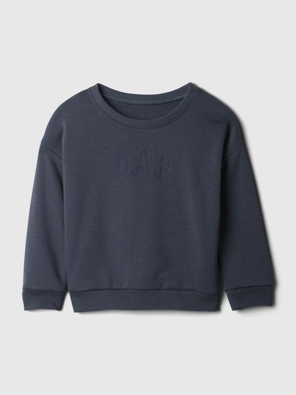 GAP Dark blue boys' sweatshirt with GAP logo