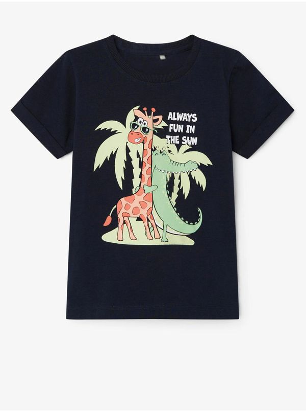 name it Dark blue boys' t-shirt name it Vux - Boys