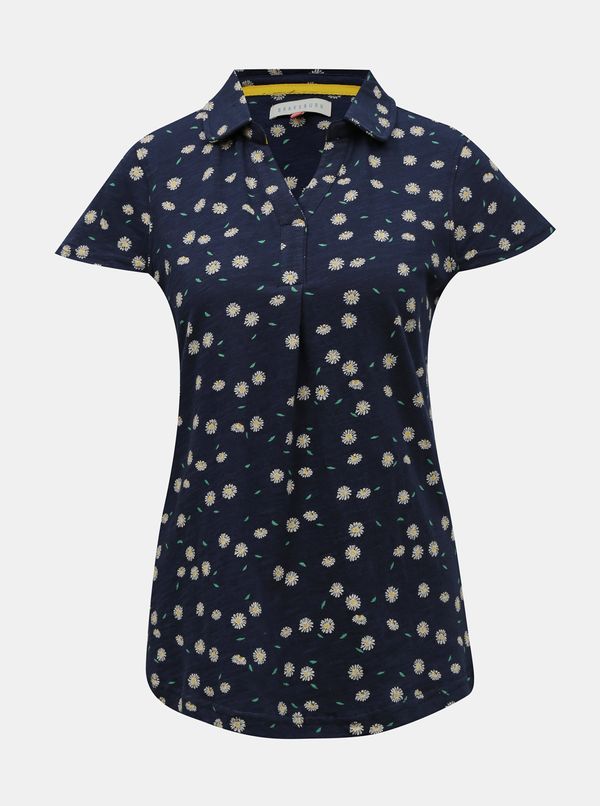 Brakeburn Dark blue floral T-Shirt Brakeburn - Women