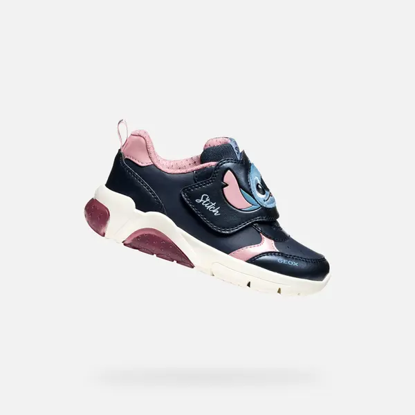 GEOX Dark Blue Girls' Geox Fadinlight Sneakers - Girls