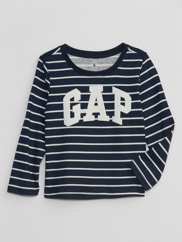 GAP Dark blue girls' striped T-shirt GAP