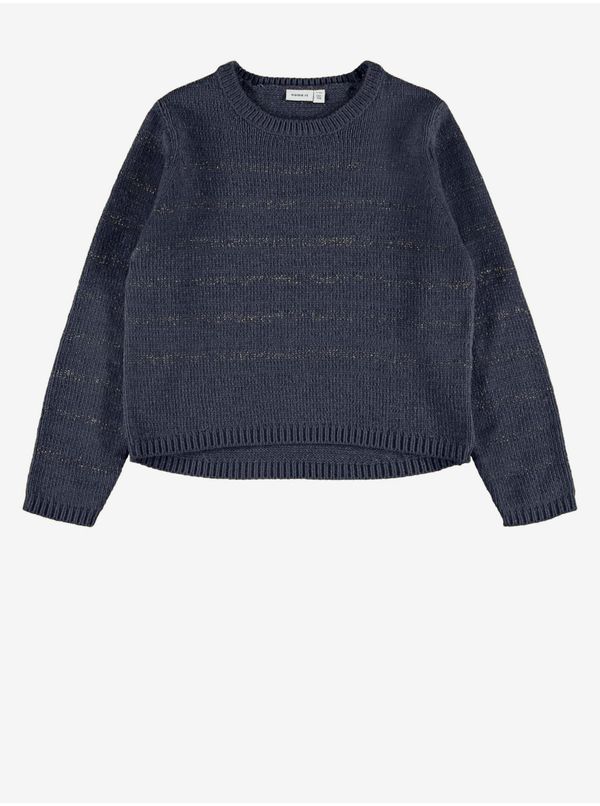 name it Dark blue girl's sweater name it Ronna - unisex