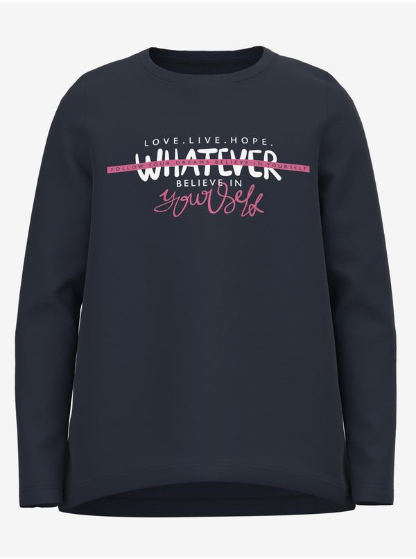 name it Dark blue girl's sweatshirt name it Violet - Girls