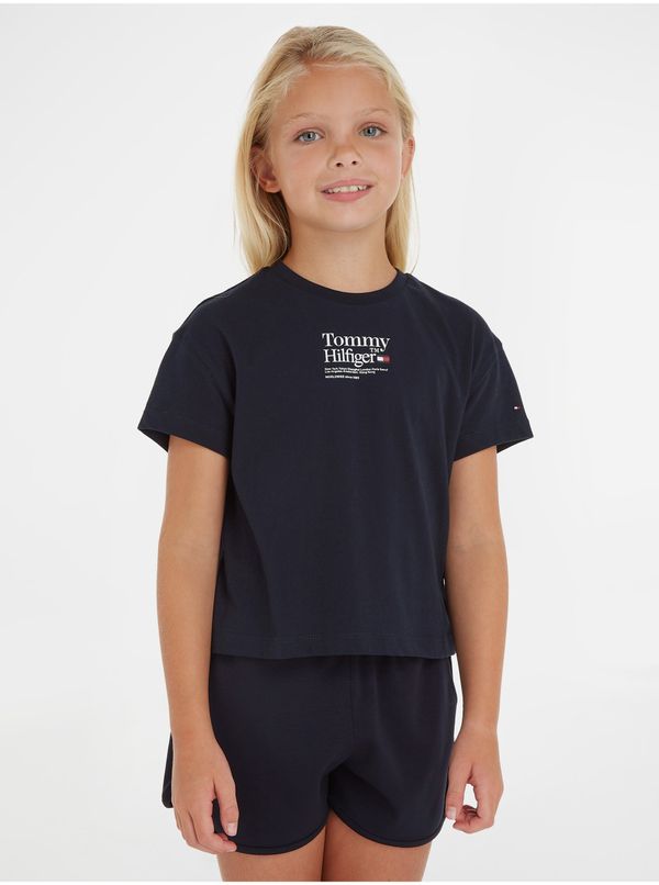 Tommy Hilfiger Dark blue girly T-shirt Tommy Hilfiger - Girls