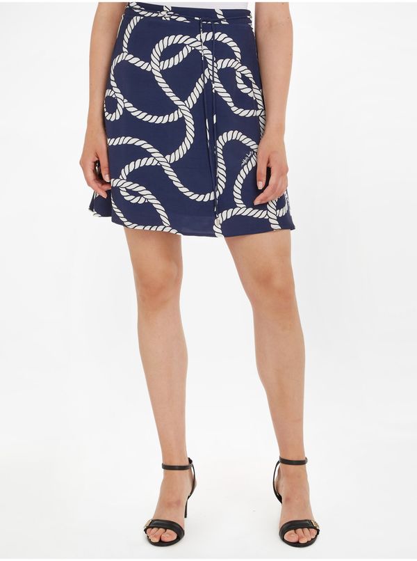 Tommy Hilfiger Dark blue Ladies Patterned Skirt Tommy Hilfiger - Women