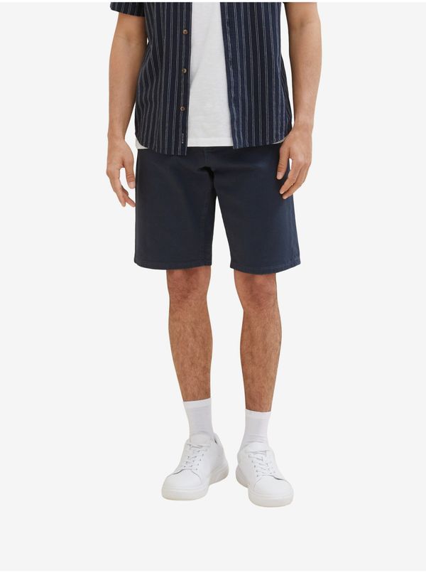 Tom Tailor Dark Blue Mens Denim Shorts Tom Tailor - Men