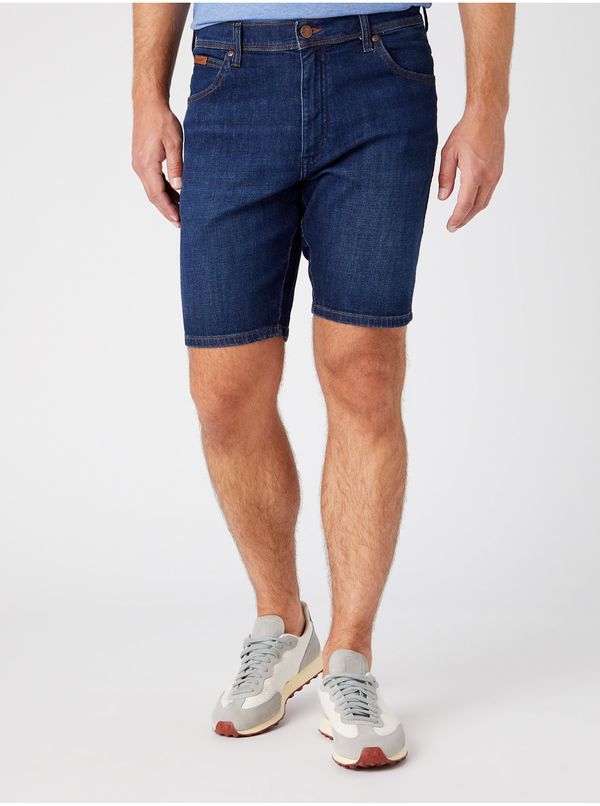 Wrangler Dark blue men's denim shorts Wrangler - Men