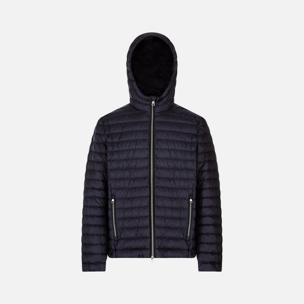 GEOX Dark blue men's down jacket Geox Warrens - Men