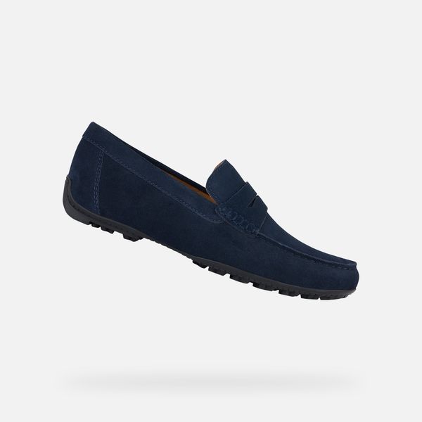 GEOX Dark blue men's moccasins Geox Kosmopolis + Grip - Men's