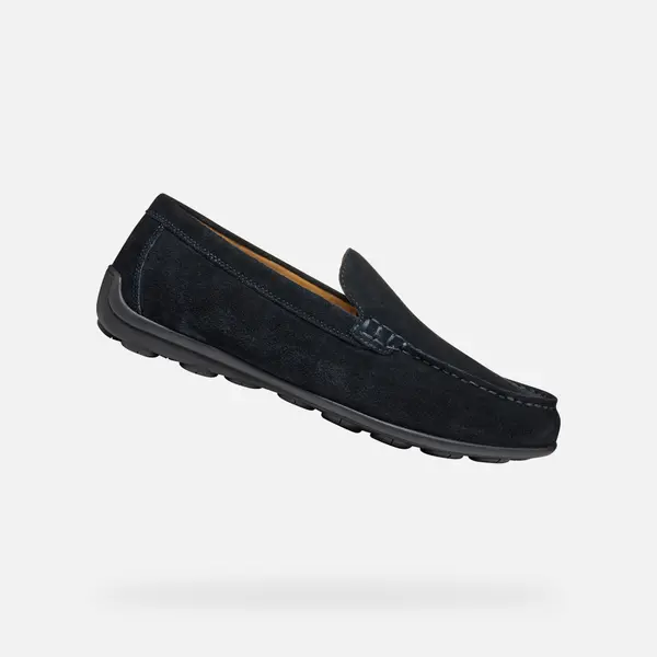 GEOX Dark blue men's moccasins Geox Spherica EC16 - Men's