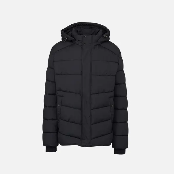 GEOX Dark Blue Men's Quilted Jacket Geox Leitan - Mens