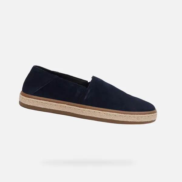 GEOX Dark blue men's slip-on espadrilles Geox Pantelleria - Men's