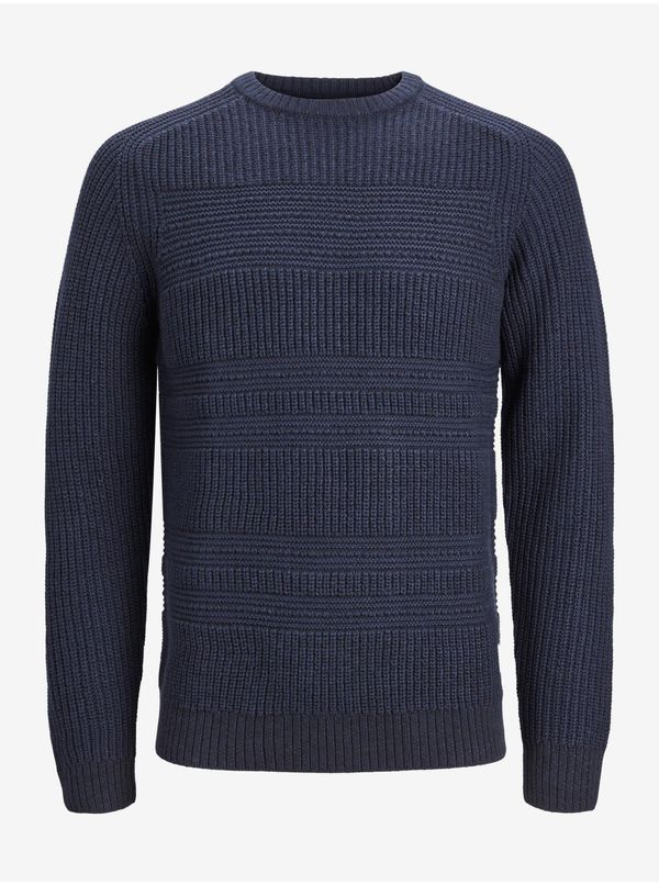 Jack & Jones Dark blue men's sweater Jack & Jones Davis - Men