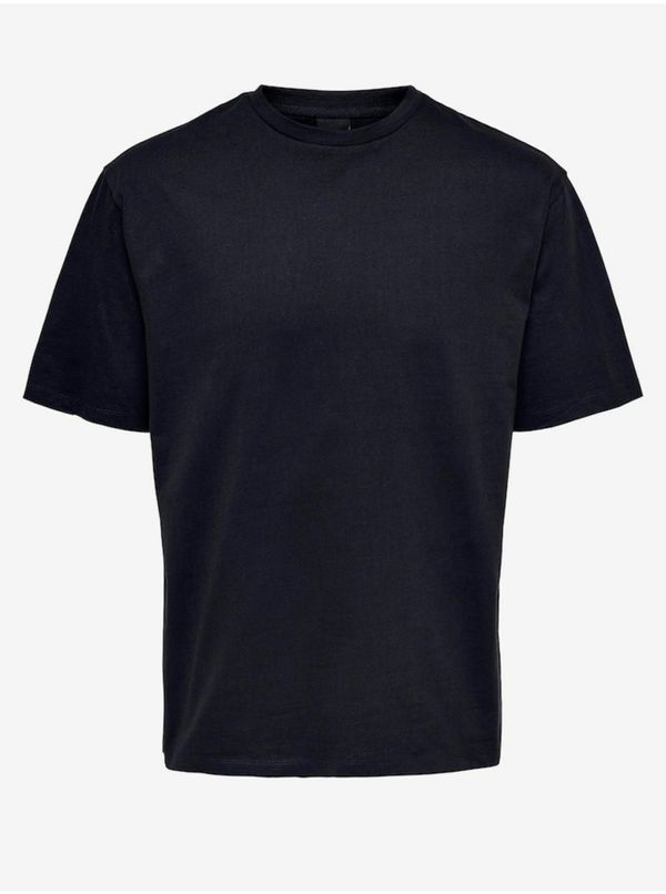 Only Dark blue men's T-shirt ONLY & SONS Fred - Men