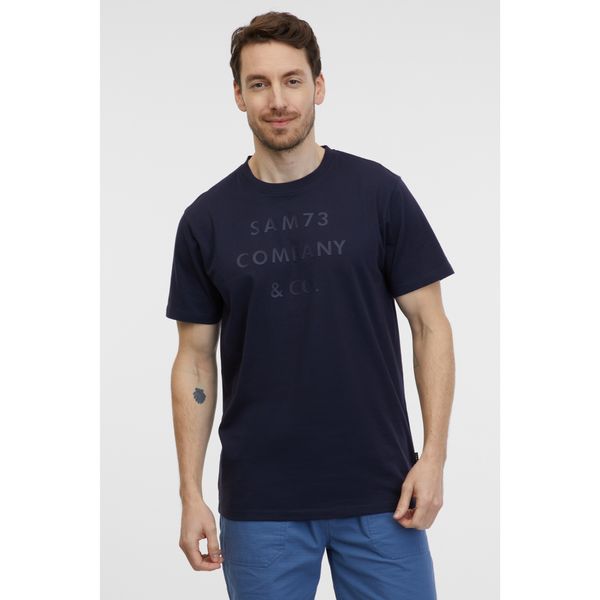 SAM73 Dark blue men's T-shirt SAM 73 Milhouse