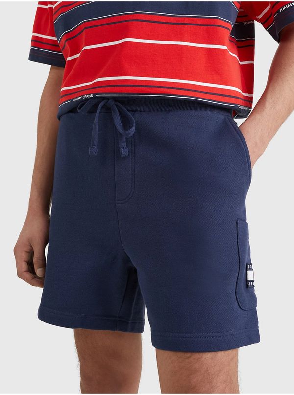 Tommy Hilfiger Dark blue mens tracksuit shorts Tommy Jeans - Men