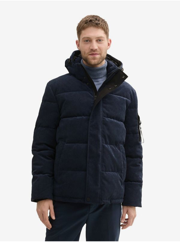 Tom Tailor Dark blue men's winter quilted jacket Tom Tailor - Men's
